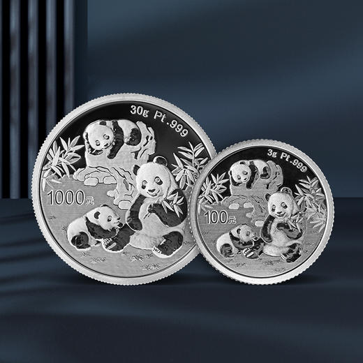 【央行发行】2025年熊猫铂金币·3克·30克 商品图0