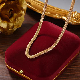 子佩集S925银【悦颜】项链纯银【AE00082】原创2镀金蛇骨2501