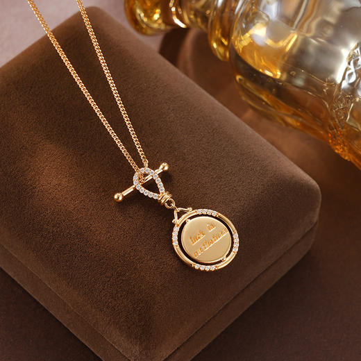 子佩集S925银【遇见幸运】套链纯银【KK425P】时尚镀金项链2501 商品图3