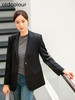 oldcolour春季新款简约休闲时尚宽松职场OL西装外套女Q120417A1 商品缩略图4
