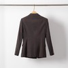 IWY/长袖西装套装冬季新款棕色西服外套修身立体剪裁职业装 24CP659 商品缩略图4