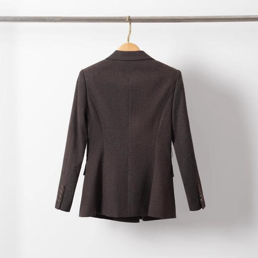 IWY/长袖西装套装冬季新款棕色西服外套修身立体剪裁职业装 24CP659 商品图4