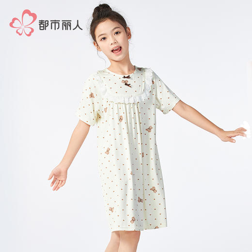 都市丽人童装特价棉质裙装薄针织人棉超值精选短袖类JHH6A3 商品图2