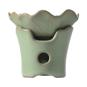 雅集儒雅系列汝窑荷叶茶滤网