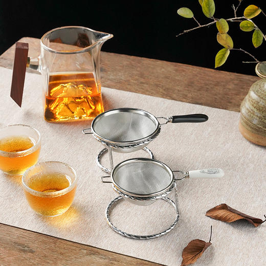 雅集茶具304不锈钢茶滤网（小号-白色） 商品图9