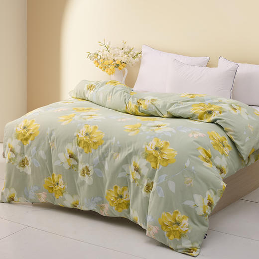 多喜爱 天丝棉磨毛 锦韵幽然被袋被套单件二次磨毛细腻亲肤透气耐用莱赛尔丝滑（繁花/星语/炫格/简格/格亿/晚霞/叶舞） 商品图1