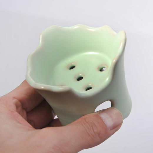 雅集儒雅系列汝窑荷叶茶滤网 商品图3