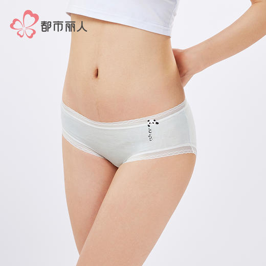 都市丽人薄透丝滑系列锦提花薄透丝滑平角裤LKH5D2 商品图2