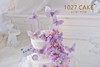1027CAKE | 双层 鲜花蛋糕  梦幻紫罗兰  蝴蝶 商品缩略图2