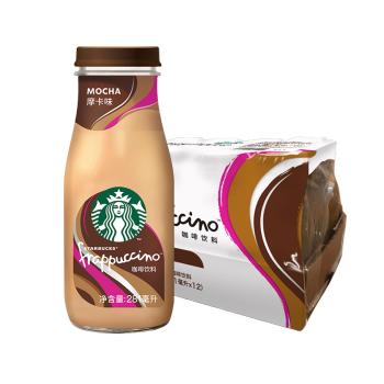 星巴克（Starbucks）星冰乐 即饮咖啡摩卡味 281ml*12瓶装咖啡饮料新老包装随机发 商品图2