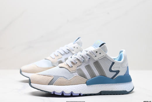 阿迪达斯ADIDAS NITE JOGGER三叶草经典运动跑步鞋HO1716男女鞋 商品图3