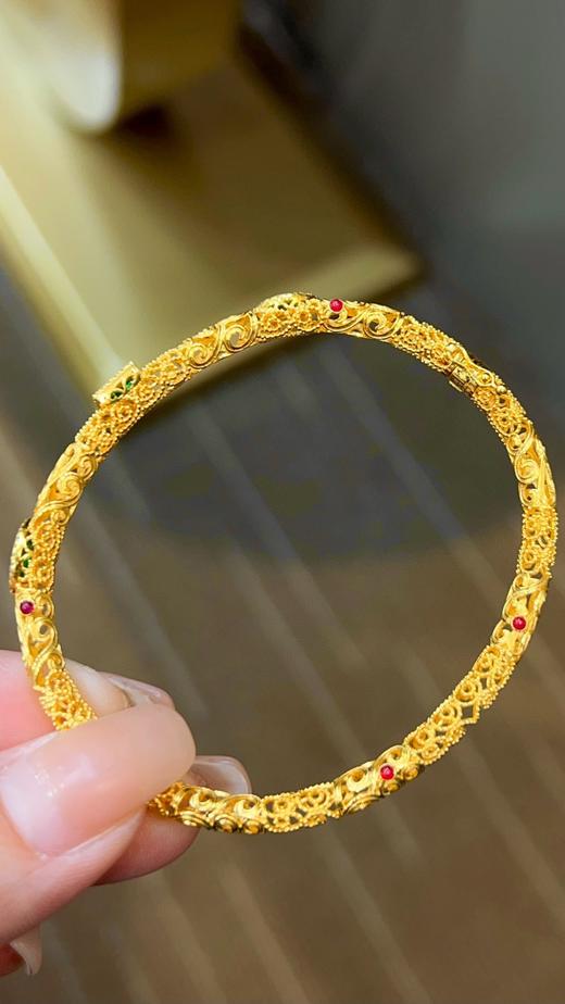 0.6ct刻面祖母绿手镯 商品图3