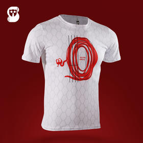 严素跑步TEE,乙巳蛇年男/女款,轻量 短袖T恤 速干快干 严素态度