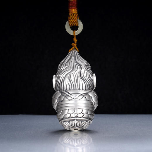 子佩集S999银【禅韵悟空】手把件纯银【SBJ410-1】手把件黑神话悟空2501 商品图3