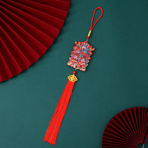 2025新款新年装饰五路财神挂件车载汽车室内元旦过年春节创意礼品 商品图7