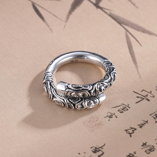 子佩集S990银【悟空遗珍】戒指纯银【YFJZ021】仿古2501 商品图2