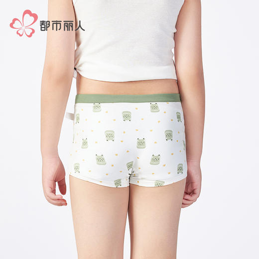 都市丽人平角男童内裤纯棉舒肤棉平角裤JKHB04 商品图3