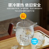 雅集茶具龙胆木把公道杯360ml-带茶隔（荷花款） 商品缩略图5