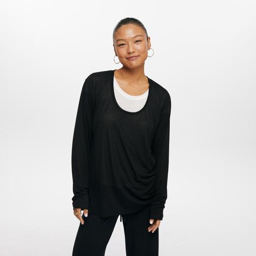 oneupU领散边宽松长袖 商品图3