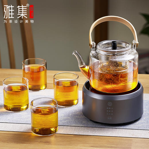 雅集茶具自在套装（蒸煮提梁壶+电陶炉） 商品图1