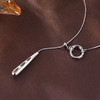 子佩集S925银【岁月流韵】项链纯银【AE00176】原创2大水滴2501 商品缩略图4