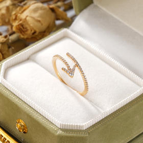 子佩集S925银【永恒之箭】戒指纯银【KK712R】时尚镀金2501