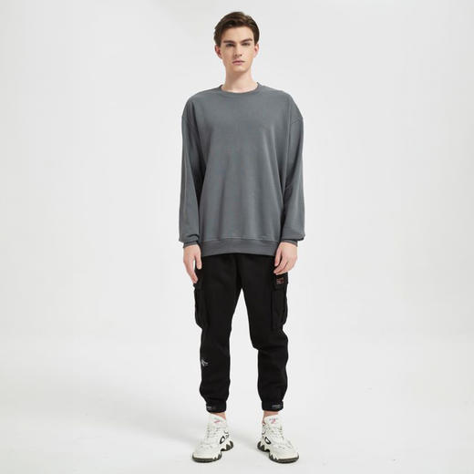 司纤 春季情侣款 重磅卫衣 宽松休闲 挺括有型 帽衫款/圆领款 多色可选 商品图4