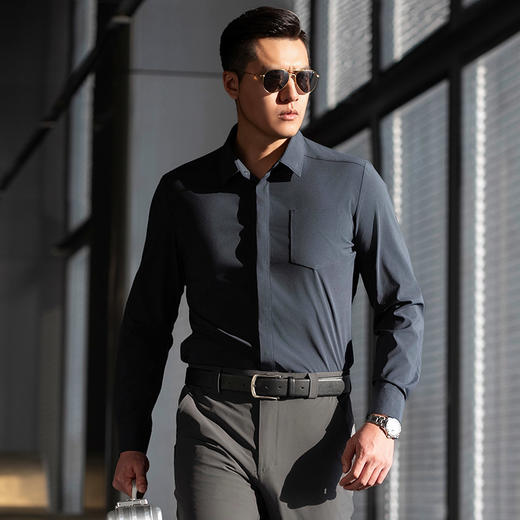 二代龙牙暗冰速干长袖衬衫 商品图2