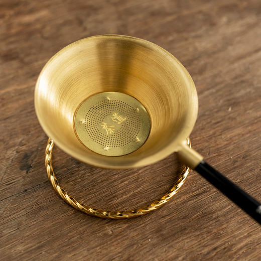 雅集茶具黄铜茶滤网14.8*7.5cm（大号） 商品图7