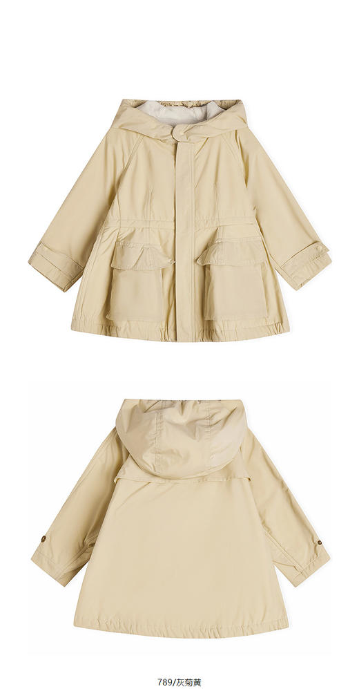 jnby  25年春款  中长款风衣  YP1910150 商品图7