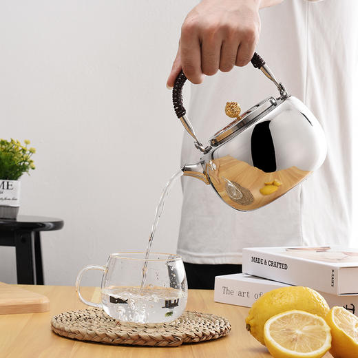 雅集煮水壶不锈钢提梁壶1000ml 商品图4