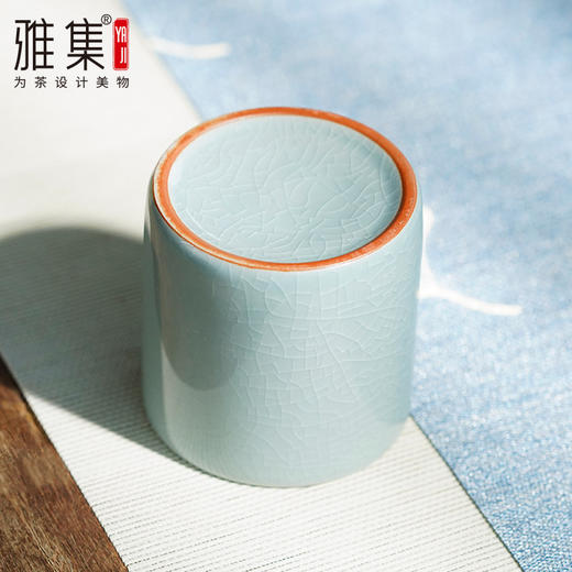 雅集茶具冰裂茶叶罐(小号-天青) 商品图2