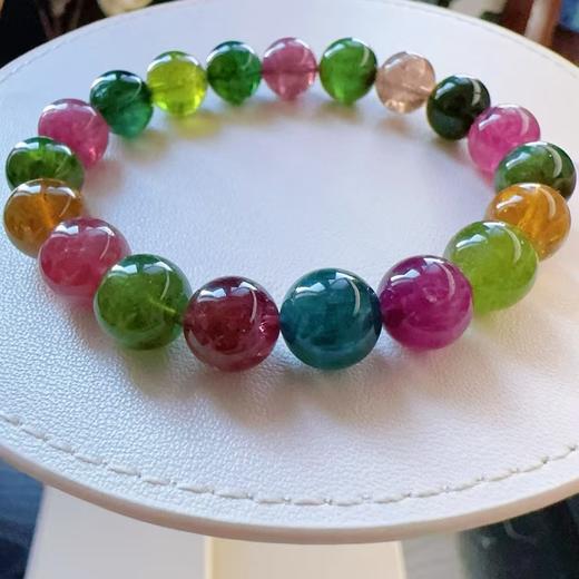9mm-10mm单圈彩虹碧玺手串 商品图3