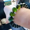 9mm-10mm单圈蓝绿双色碧玺手串 商品缩略图4