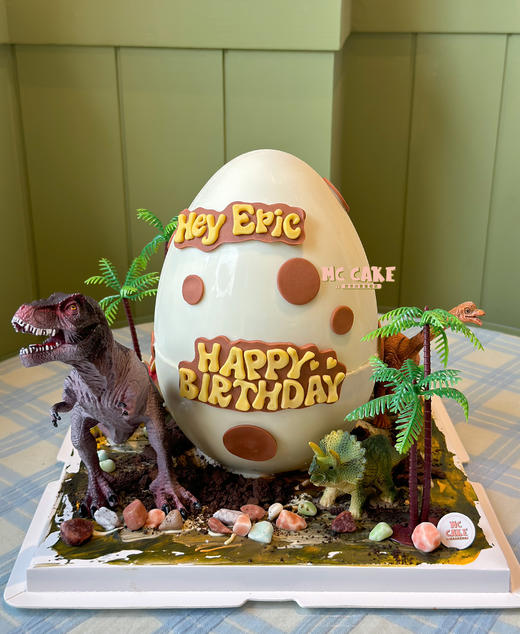 侏罗纪恐龙巧克力蛋/敲敲乐蛋糕 商品图2