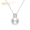 美裕 925银淡水珍珠链牌 11-12mm 108493W 商品缩略图0