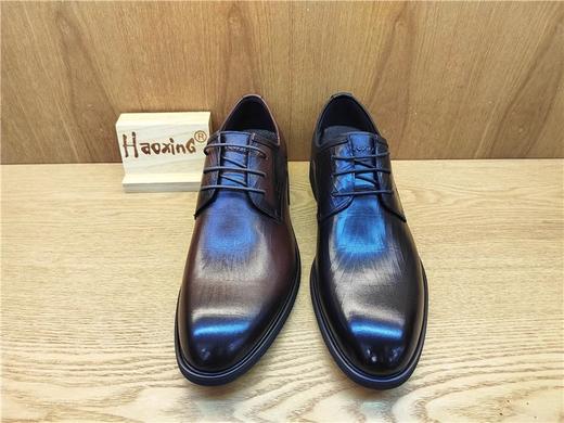 商务男鞋豪行正品12174901牛皮系带正装皮鞋 商品图2