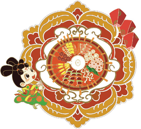 唐宫文创金属冰箱贴