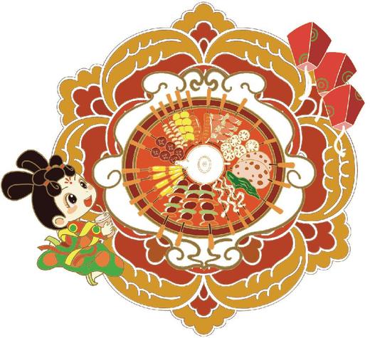 唐宫文创金属冰箱贴 商品图0