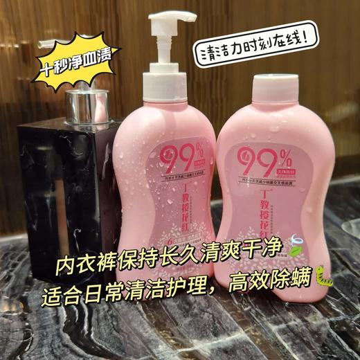 【去污+抑菌+除螨+除菌】丁教授花红内衣专用洗液3瓶 商品图3