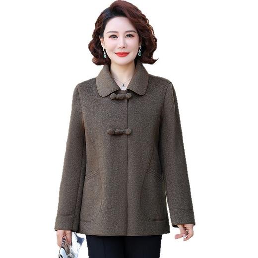 MC 219时尚双面呢外套洋气妈妈中长款呢子大衣 商品图4