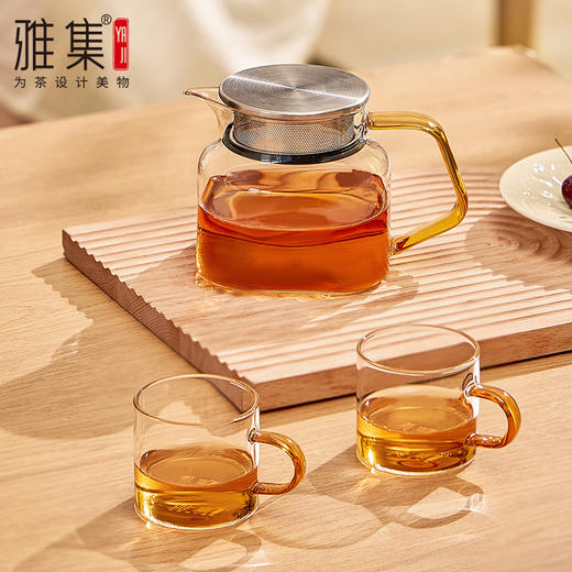 雅集玻璃壶观玉泡茶壶600ml（光面款） 商品图2