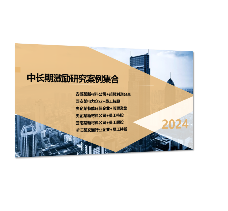 中长期激励研究案例合集-2024