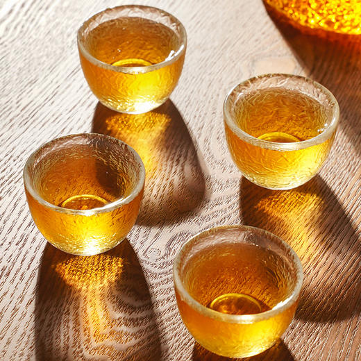 雅集茶具锤纹品茶杯冰丝小鼓（4个装） 商品图2