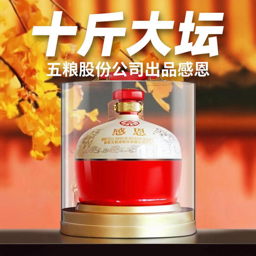 【年终福利】 五粮液 感恩 浓香型 52度 5L 商品图0
