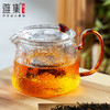 雅集锤纹新羽玻璃壶600ml（琥珀把） 商品缩略图1