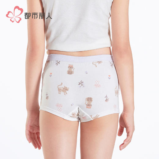 都市丽人平角女童内裤纯棉舒肤棉平角裤JKH501 商品图3