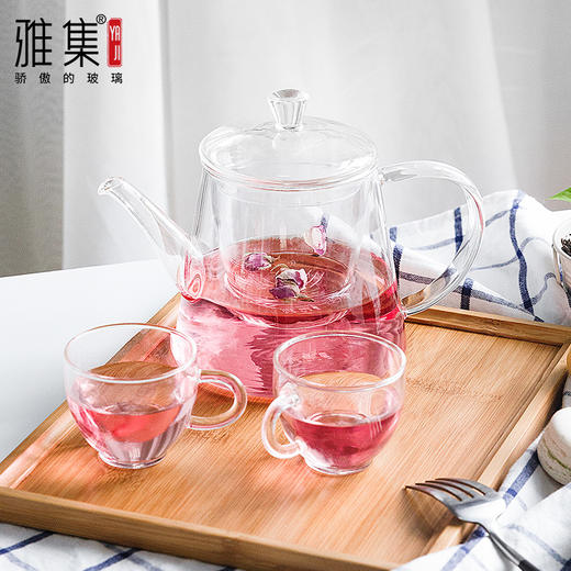 雅集玻璃壶璃山壶750ml（透明） 商品图1