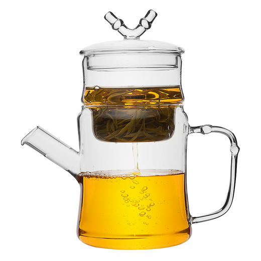 雅集玻璃壶泡茶精灵550ml（四件式） 商品图0