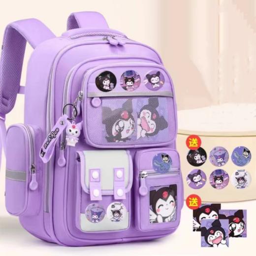 🎉能帮孩子减负的书包脊背双护，🎈“轻”装上阵❗【伊泺杉卡通儿童护脊书包】🎁 1年级-6年级至中学都能背🥰 商品图0